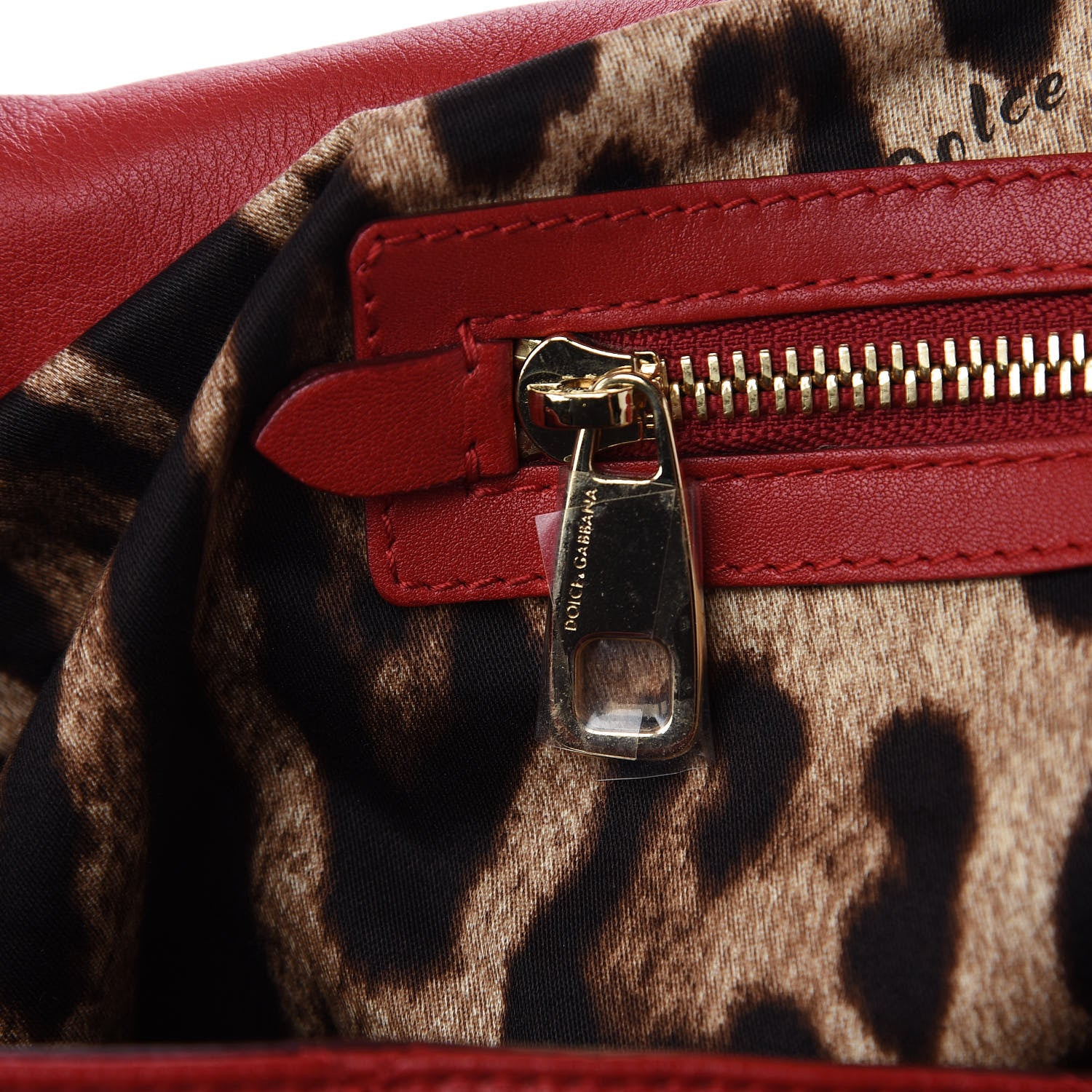 Dolce & Gabbana Lambskin Quilted Miss Kate Shoulder Bag Red 9 of 11