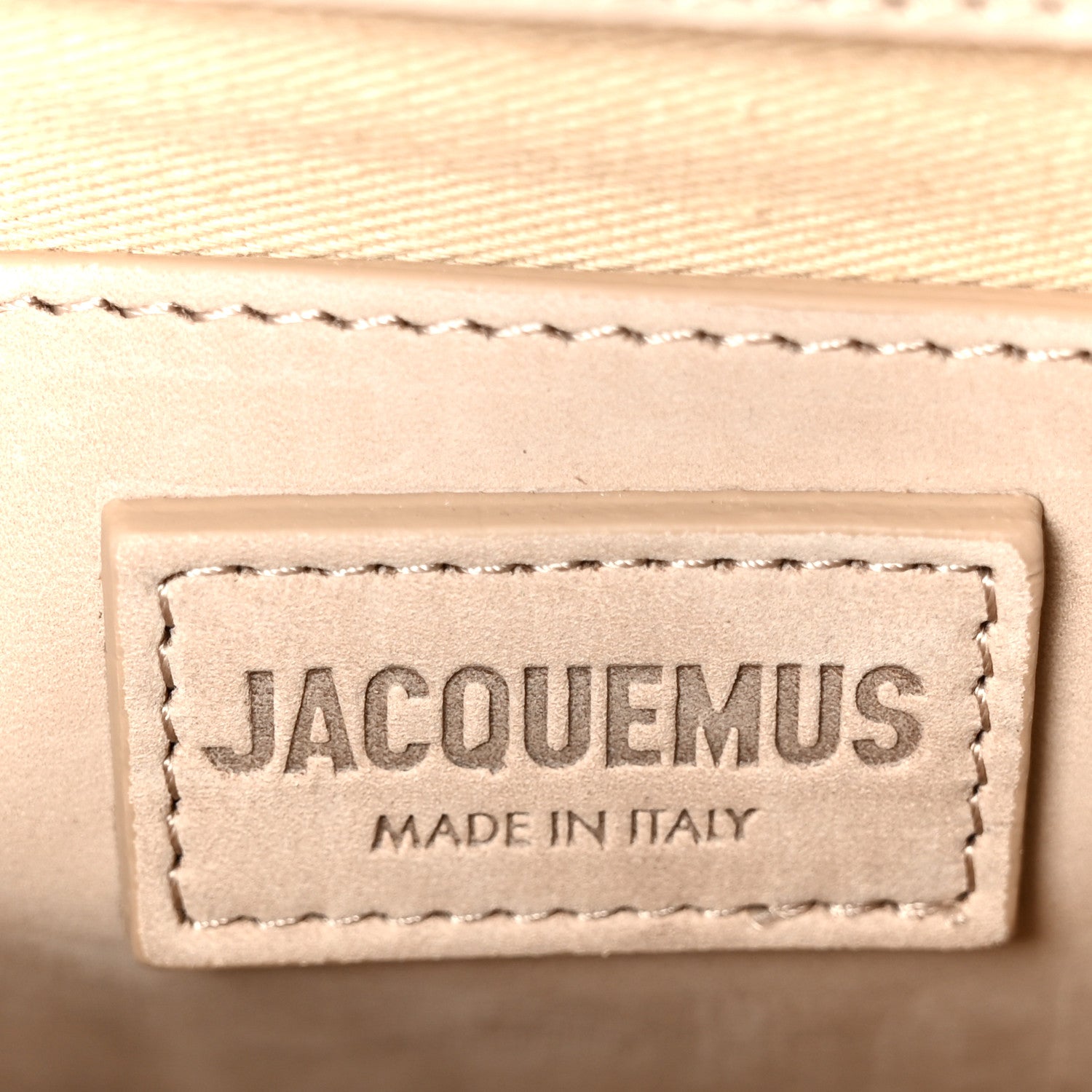 Jacquemus Smooth Calfskin Le Bambinou Dark Beige 6 of 10