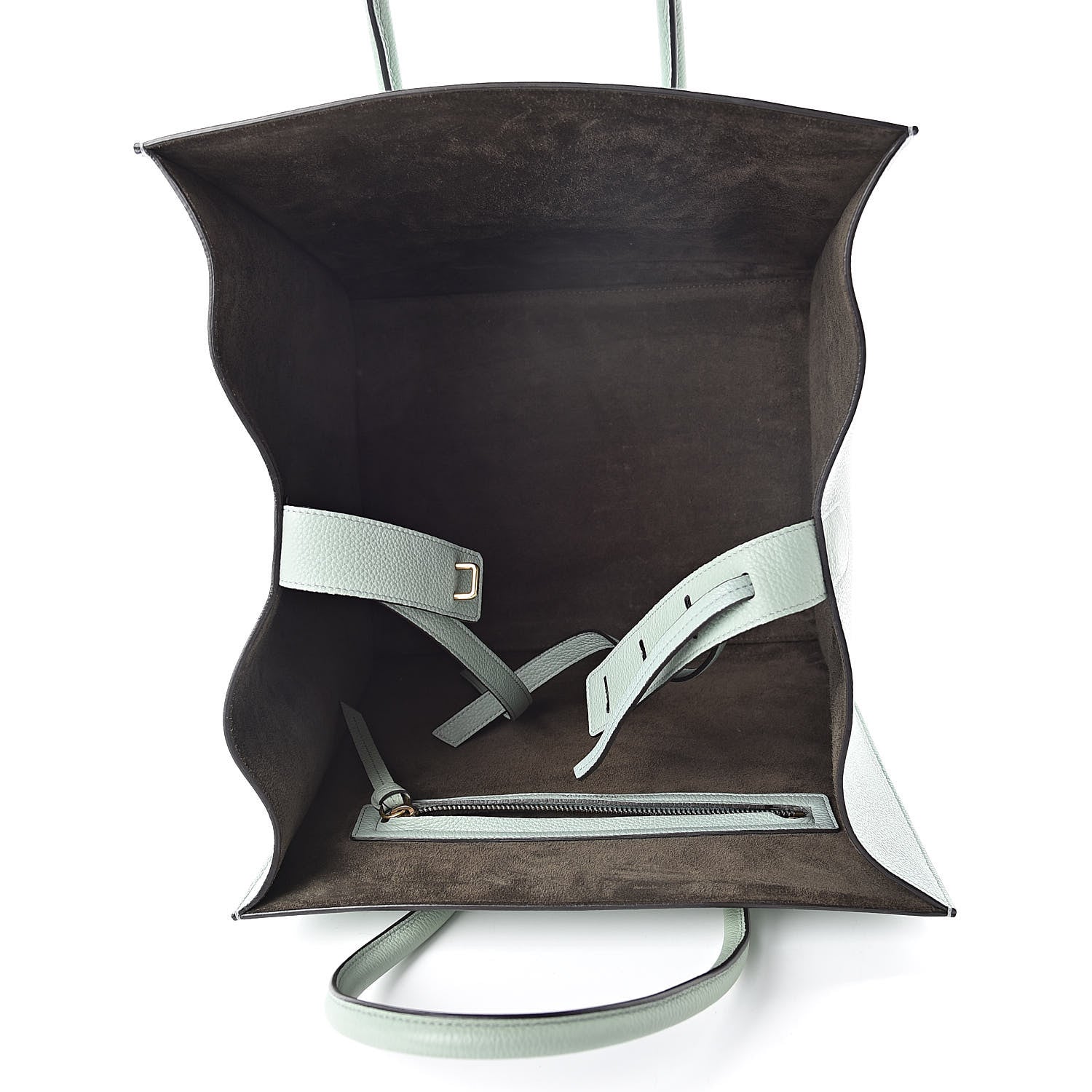 Celine Baby Grained Calfskin Medium Phantom Luggage Jade 5 of 15