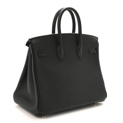 Hermes Togo Birkin 25 Black 3 of 11