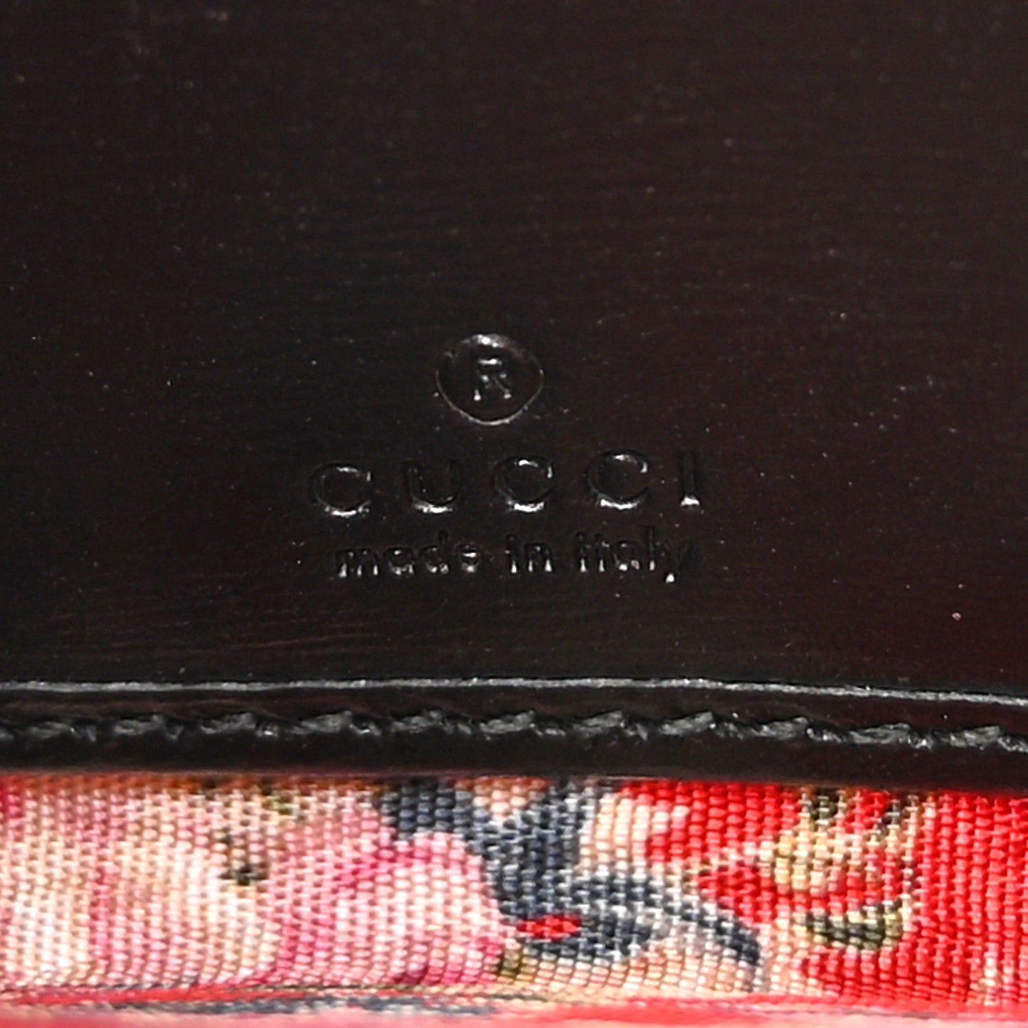 Calfskin Web Trapuntata GG Zip Around Wallet Black