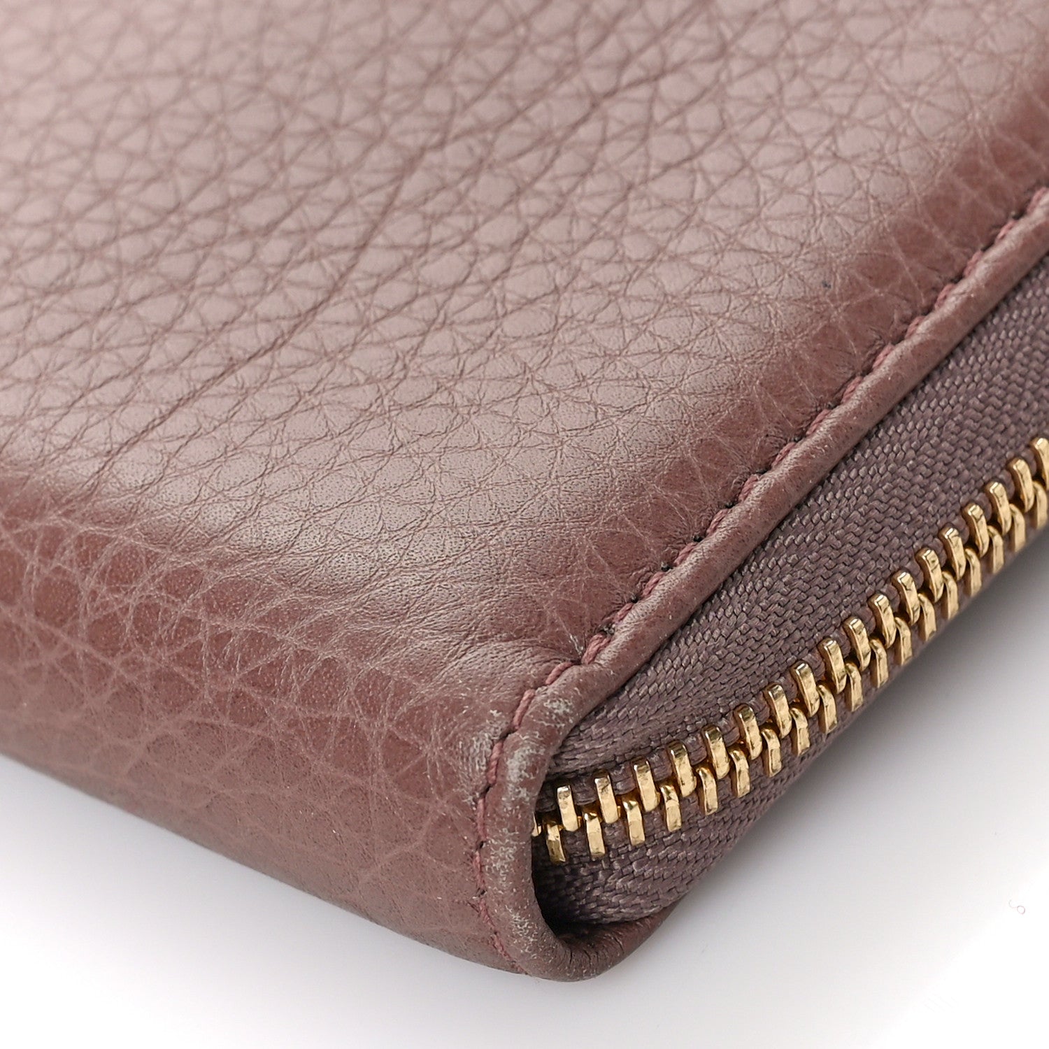 Gucci Dollar Calfskin Zip Around Wallet Rosy Phard 8 of 8