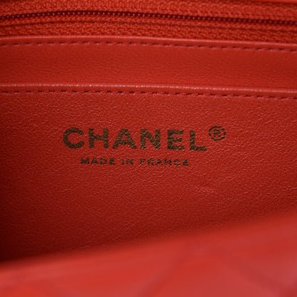 Chanel Lambskin Quilted Mini Rectangular Flap Red 6 of 8