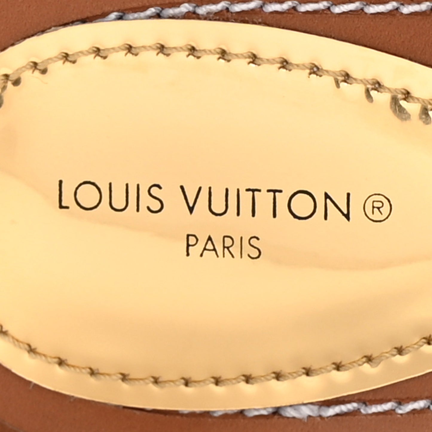 Monogram Sunny Flat Thong Sandals 38.5 Brown