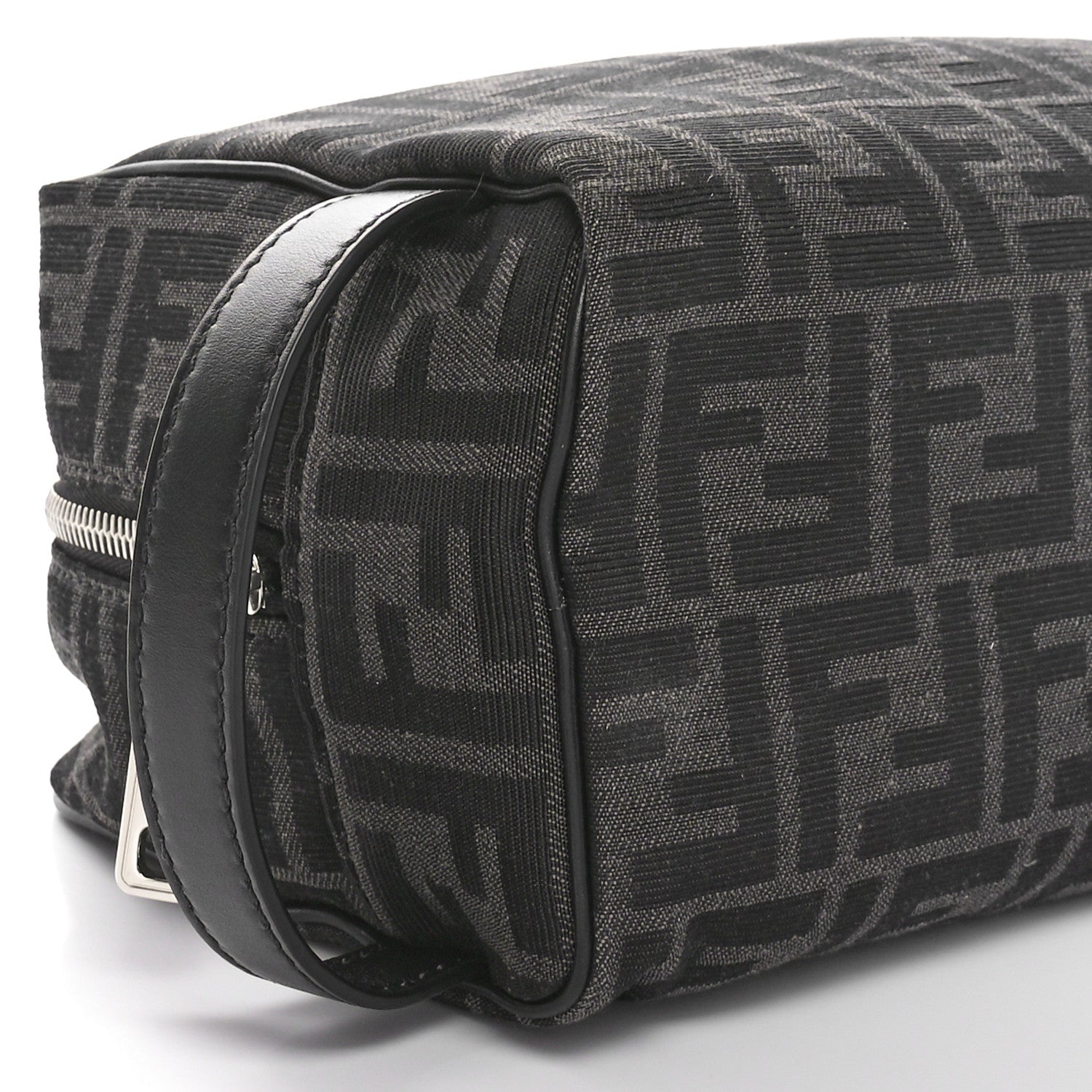 Fendi Jacquard FF Toiletry Case Black 9 of 10