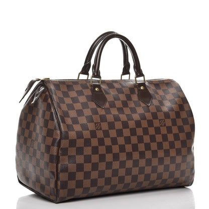 Louis Vuitton Damier Ebene Speedy 35 3 of 14