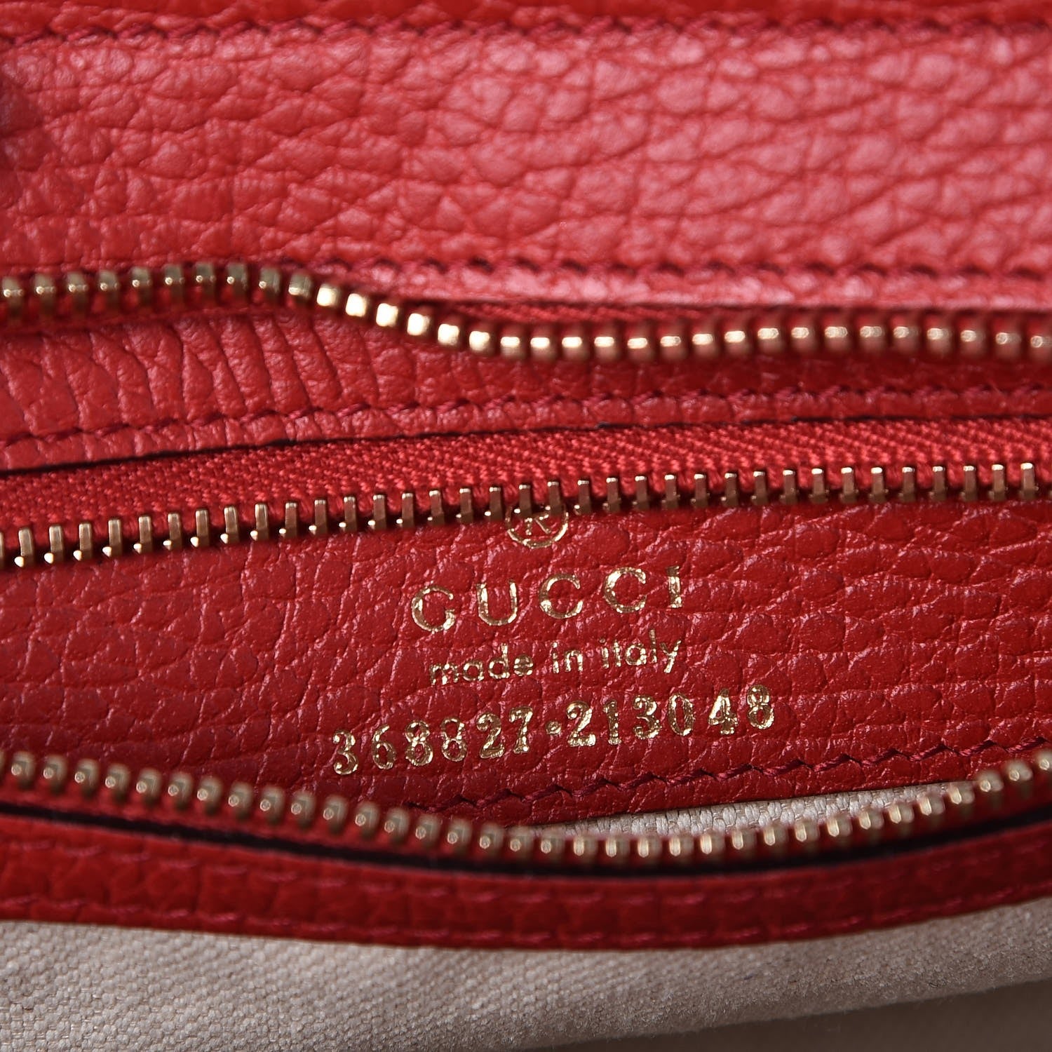 Gucci Dollar Calfskin Mini Swing Top Handle Bag Tabasco 6 of 6