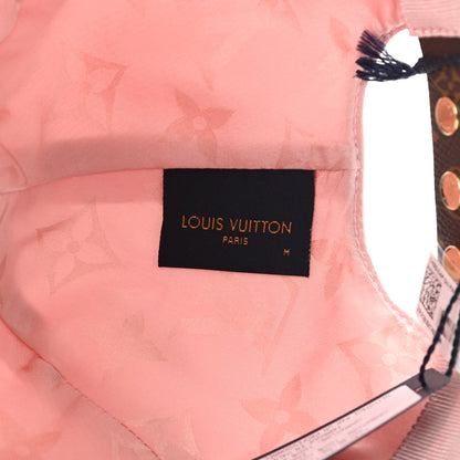 Louis Vuitton Polyester Silk Monogram LV Get Ready Cap M Pink 6 of 9