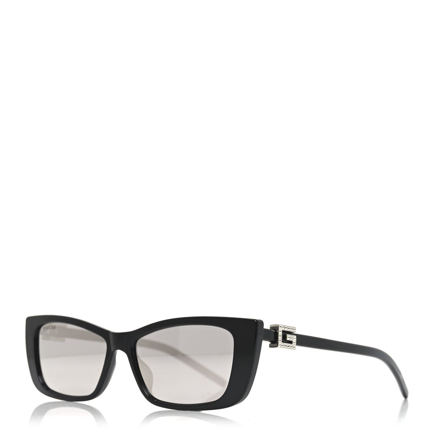 Gucci Acetate Crystal Rectangle Sunglasses GG1681S Black 1 of 7