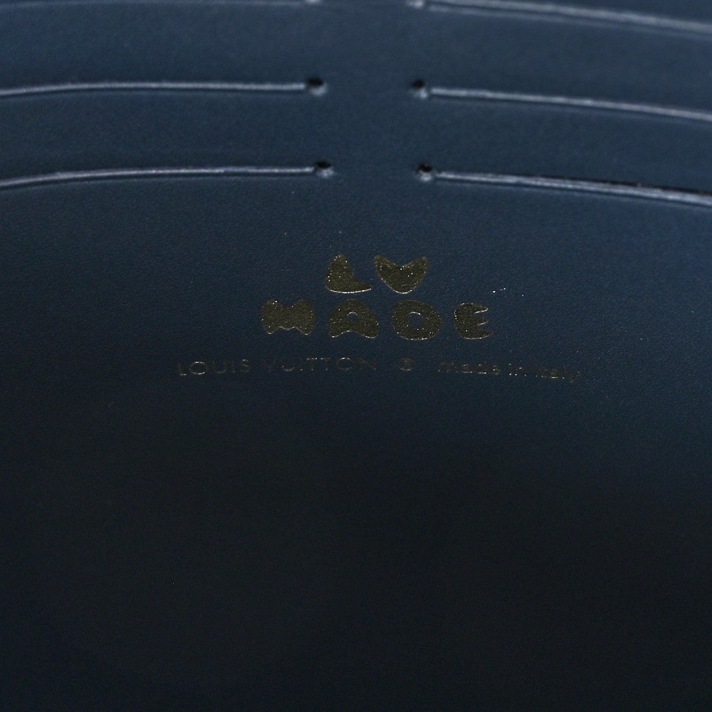X NIGO Taurillon Monogram Denim Drip Pochette Voyage MM Blue