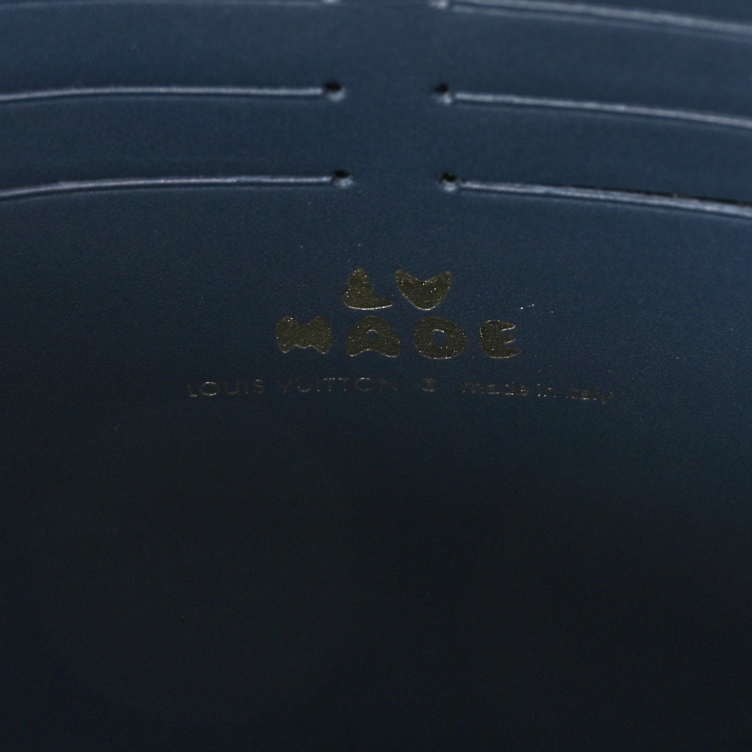 Louis Vuitton X NIGO Taurillon Monogram Denim Drip Pochette Voyage MM Blue 6 of 6