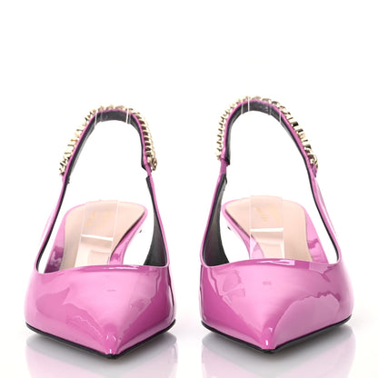 Gucci Patent Signoria Slingback 38 Libre 38 Pink 2 of 14