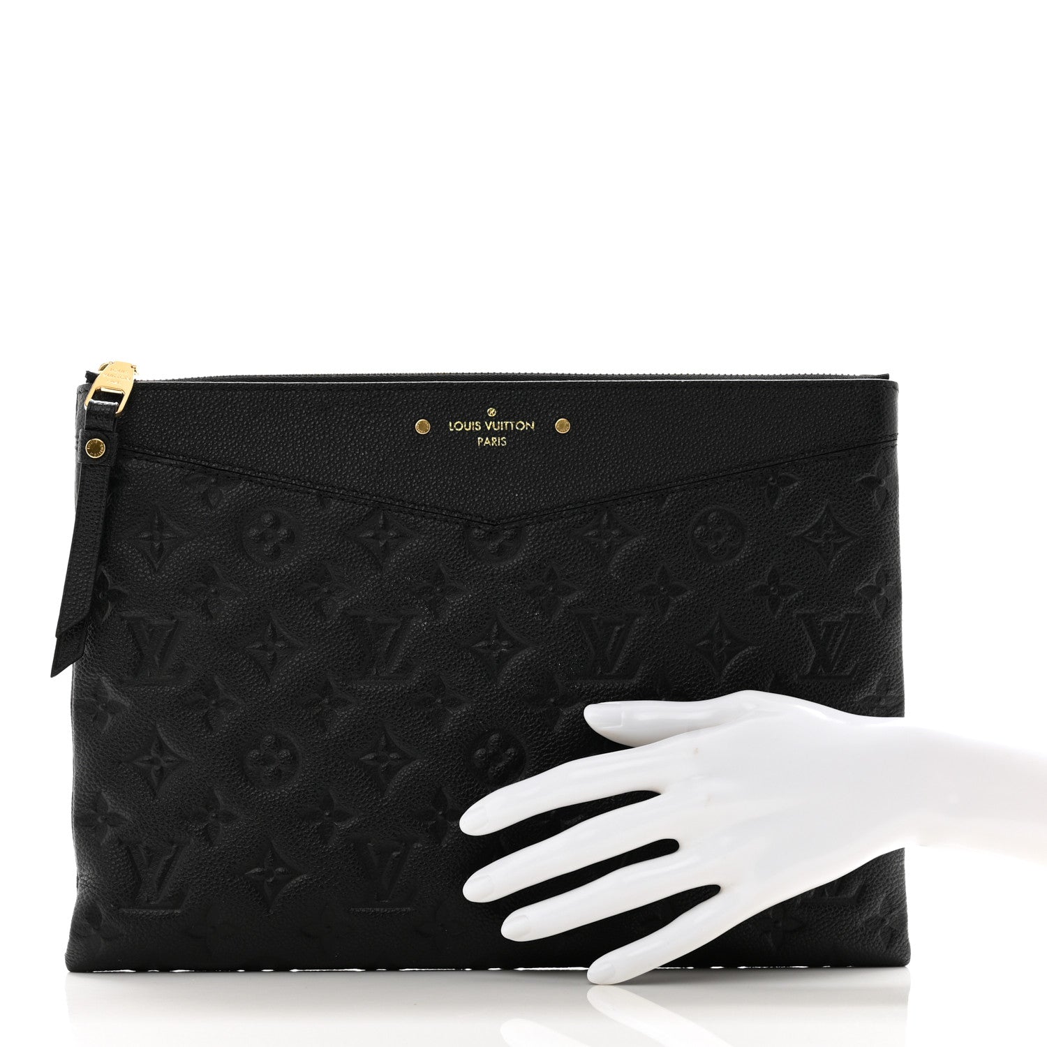 Louis Vuitton Empreinte Daily Pouch Black 2 of 8