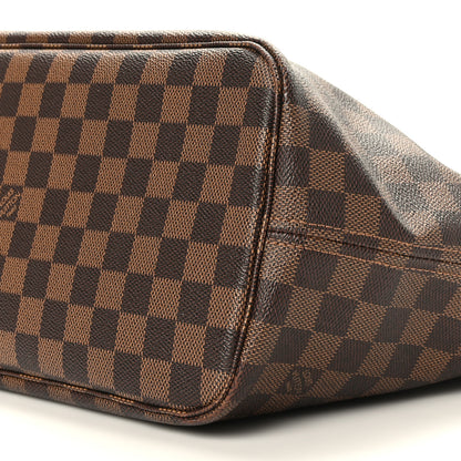 Louis Vuitton Damier Ebene Neo Neverfull MM Rose Ballerine 9 of 10