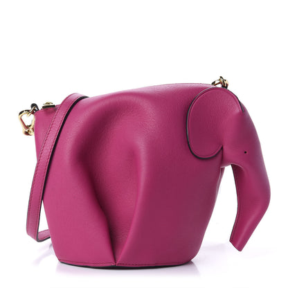 Loewe Calfskin Mini Elephant Crossbody Bag Fuchsia 1 of 9