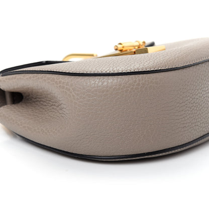 Chloe Grained Lambskin Mini Drew Shoulder Bag Motty Grey 6 of 9