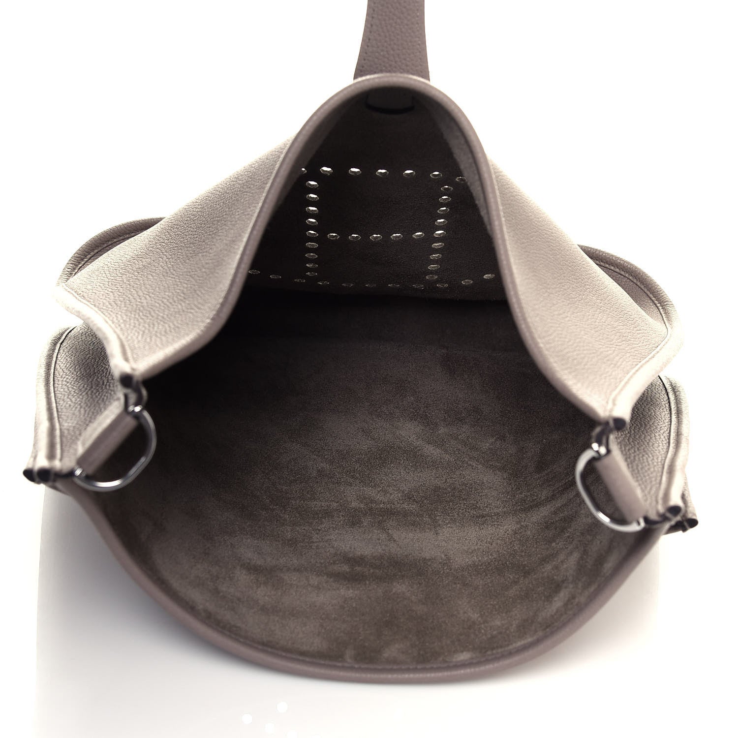 Hermes Taurillon Clemence Evelyne III GM Gris Asphalte 5 of 12