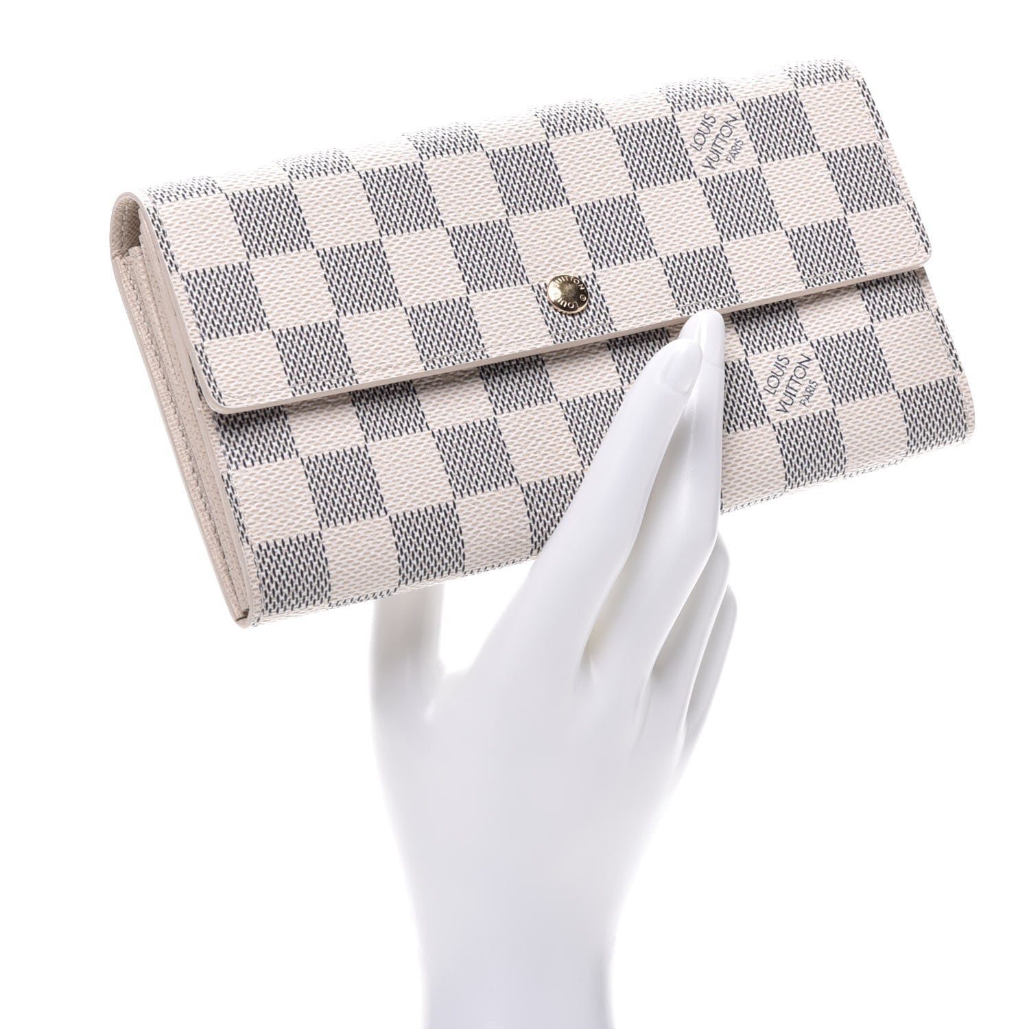 Louis Vuitton Damier Azur Sarah Wallet 2 of 11