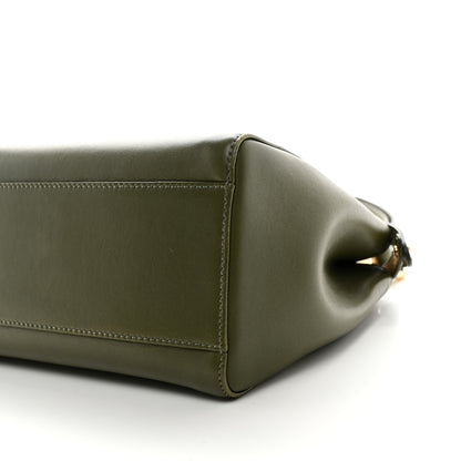 Fendi Nappa Mini Peekaboo Iconic Satchel Verde Equatore 9 of 10