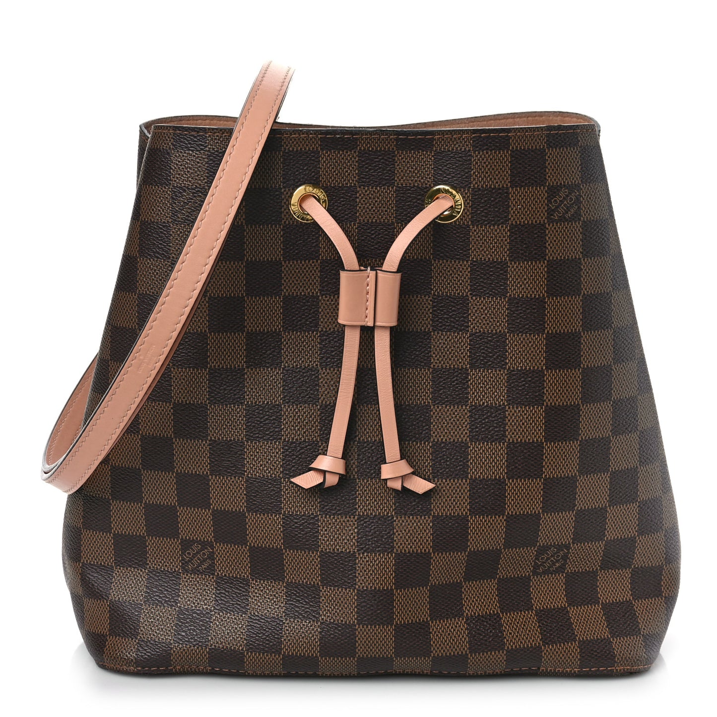 Damier Ebene Neonoe MM Venus Pink