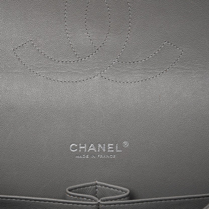 Chanel Caviar Quilted Maxi Double Flap Light Grey 6 of 11