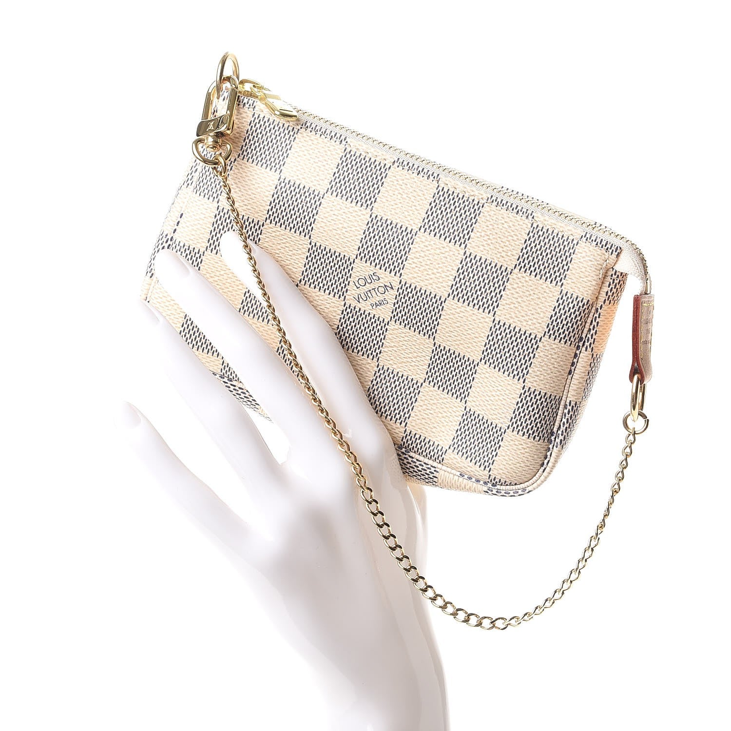 Louis Vuitton Damier Azur Mini Pochette Accessories 2 of 8
