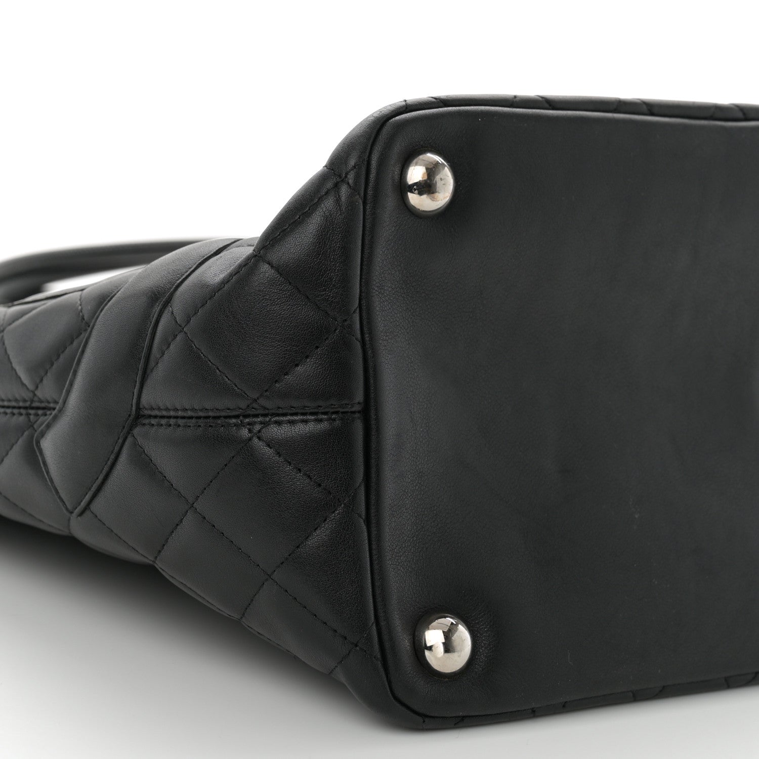Chanel Calfskin Quilted Large Cambon Tote Black 9 of 10