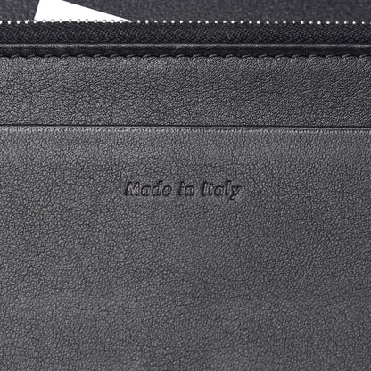 Celine Smooth Calfskin Pocket Tri-Fold Multifunction Envelope Flap Wallet Black Blue Camel 6 of 7