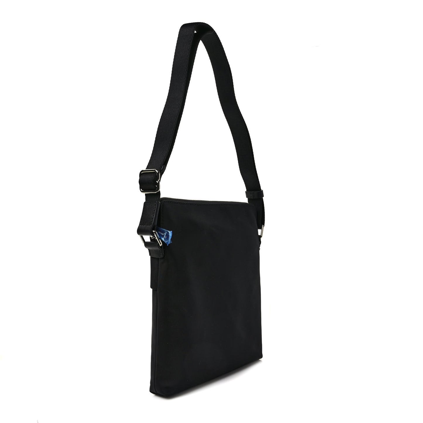 Econyl Logo Print Crossbody Bag Black