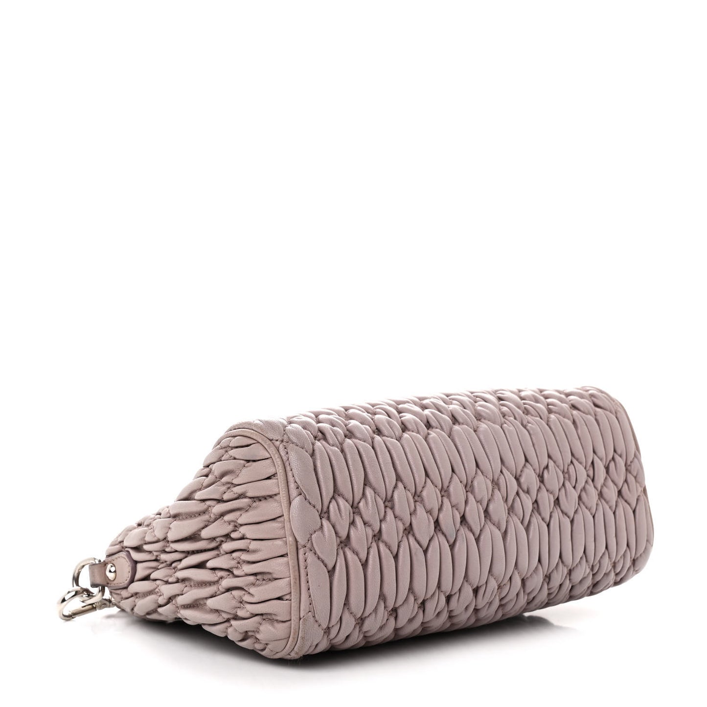 Nappa Matelasse Crystal Clutch  Mughetto