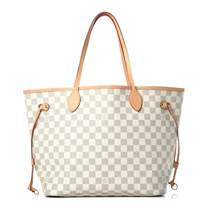 Louis Vuitton Damier Azur Neo Neverfull MM Rose Ballerine 1 of 20