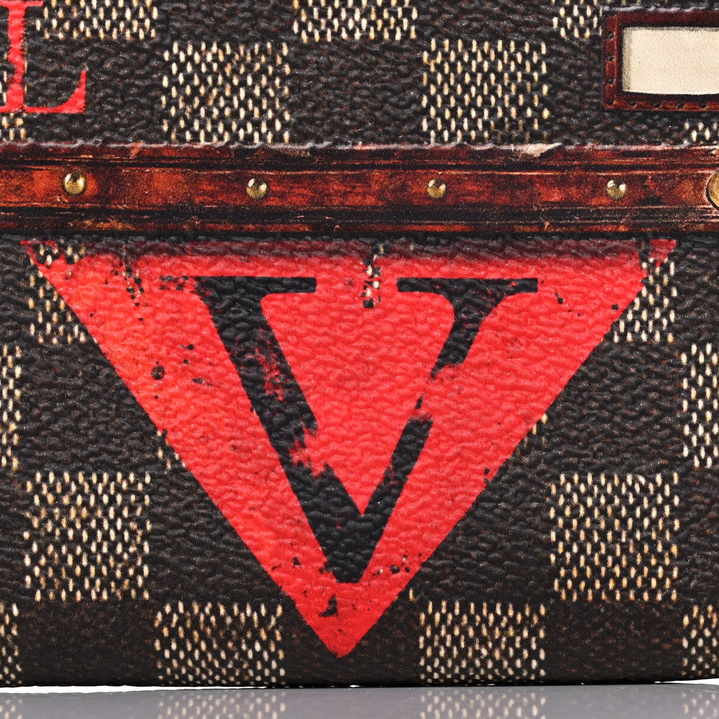 Transformed Damier Ebene Time Trunk Zippy Coin Purse