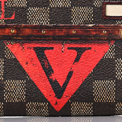 Louis Vuitton Transformed Damier Ebene Time Trunk Zippy Coin Purse 7 of 10