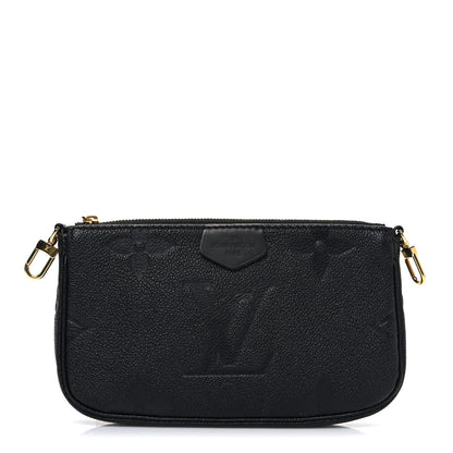 Louis Vuitton Empreinte Monogram Giant Multi Pochette Accessories Small Pochette Black 1 of 6