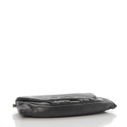 Chanel Caviar Half Moon Wallet On Chain WOC Black 4 of 10