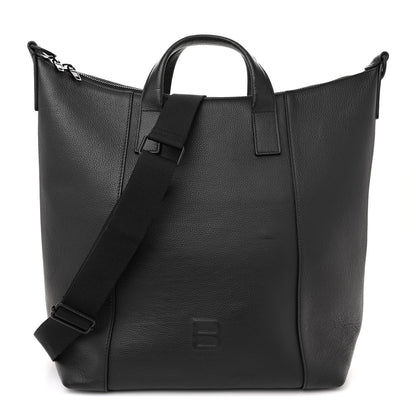 Balenciaga Calfskin Hourglass Zip Tote Black 1 of 12