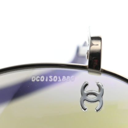 Chanel Polarized CC Aviator Sunglasses 4189-T-Q Purple 8 of 8