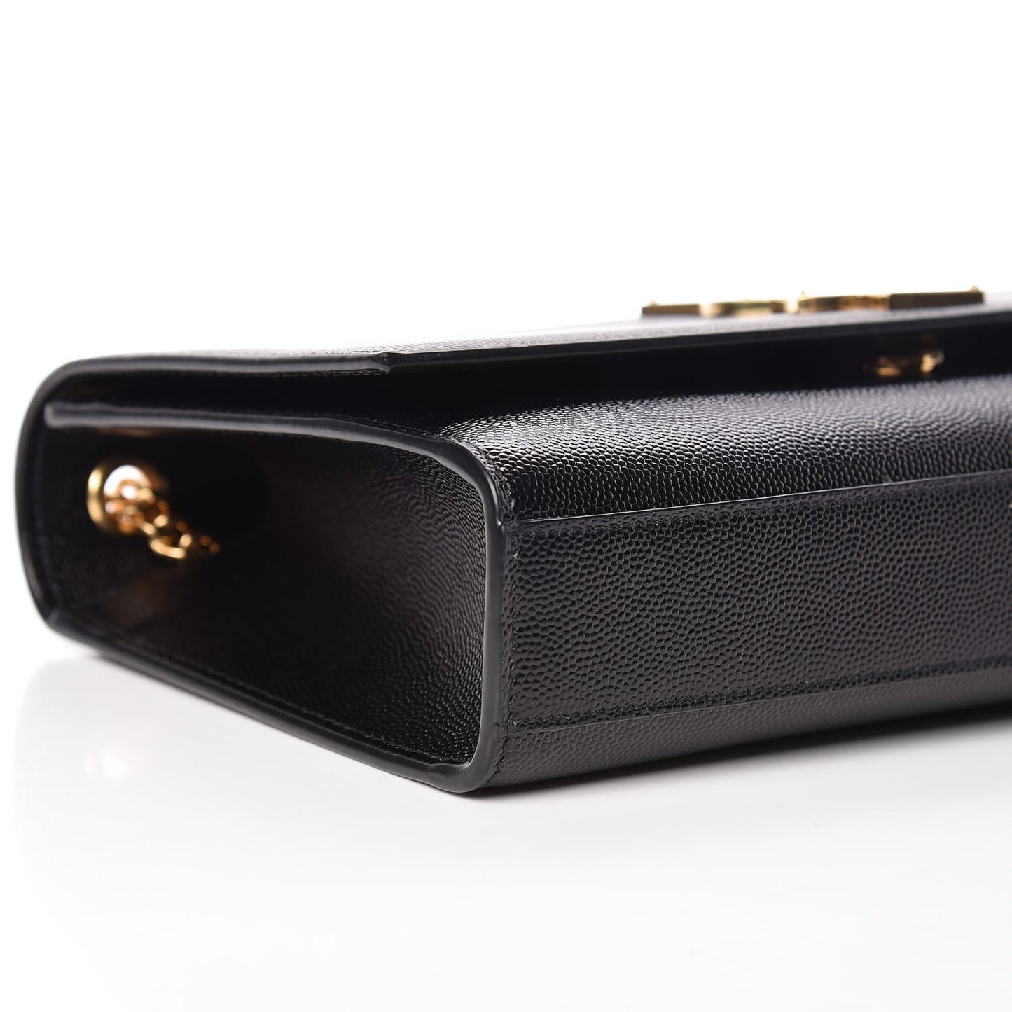 Grain De Poudre Medium Classic Monogram Kate Satchel Black