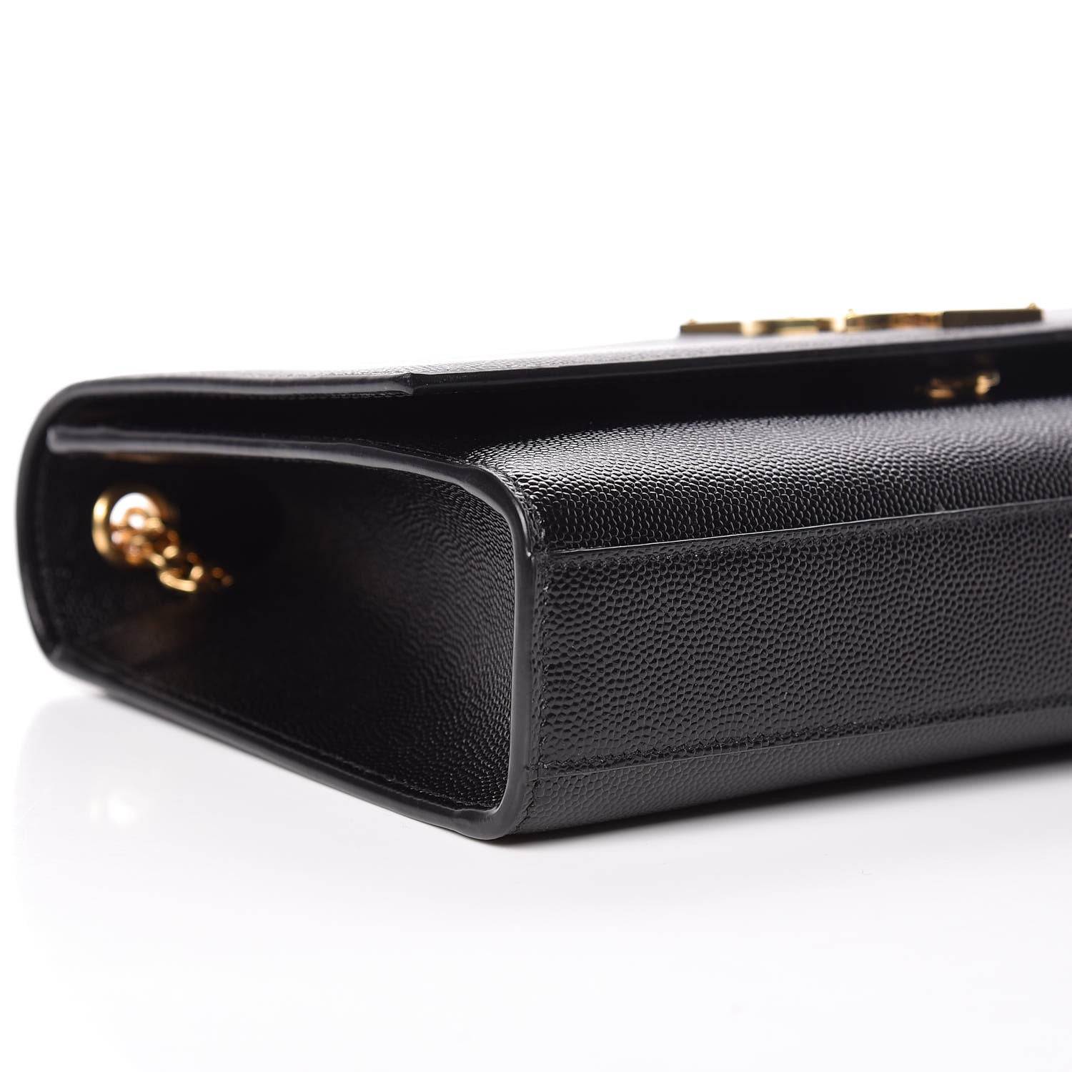 Saint Laurent Grain De Poudre Medium Classic Monogram Kate Satchel Black 5 of 10