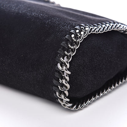 Stella McCartney Shaggy Deer Mini Falabella Fold Over Tote Black 9 of 9