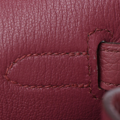 Hermes Taurillon Clemence Birkin 35 Bois de Rose 15 of 34