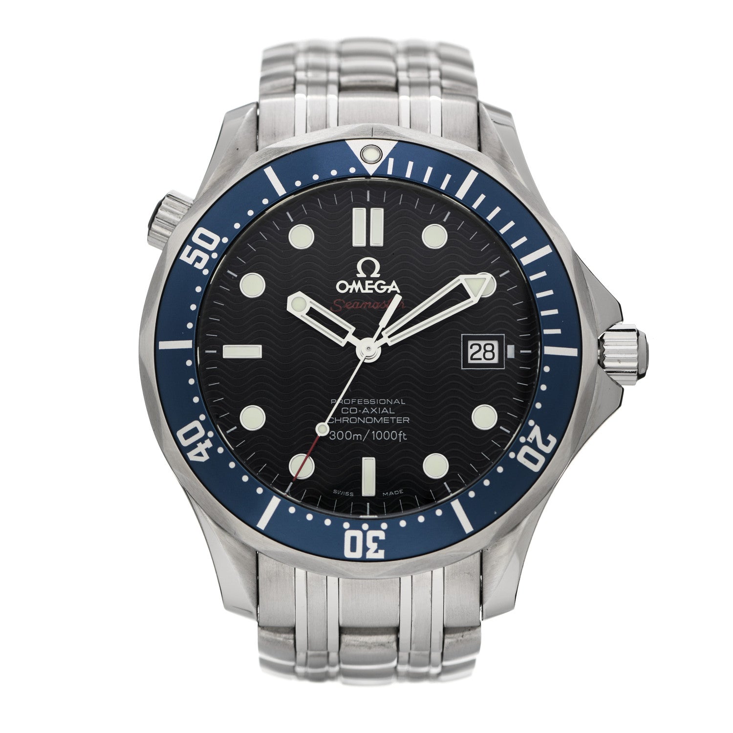 Omega Stainless Steel 41mm Seamaster Professional Co-Axial Automatic Watch Blue 2920.80.91 1 of 5