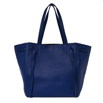 Celine Soft Grained Calfskin Small Belt Cabas Phantom Dark Blue 1 of 11