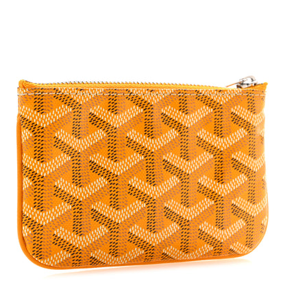 Goyard Goyardine Nano Senat Key Pouch Yellow 3 of 8