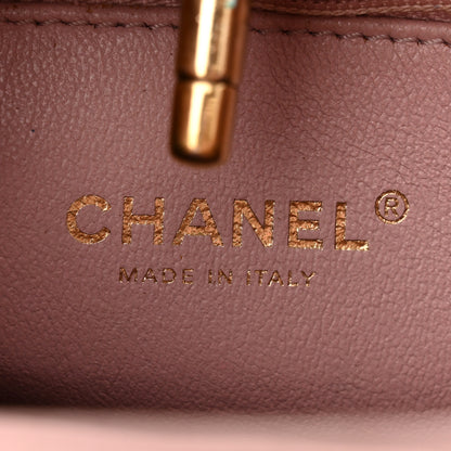 Chanel Caviar Quilted Small Business Affinity Shopping Bag Light Pink 6 of 25