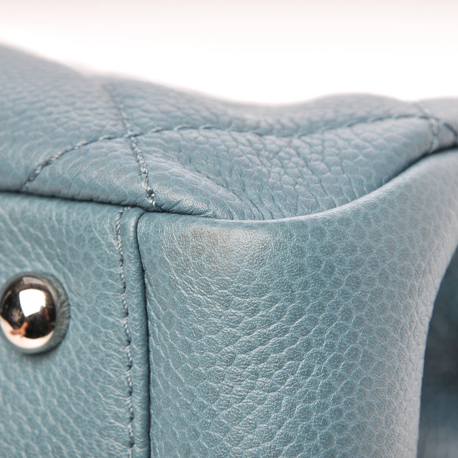 Chanel Caviar Quilted Timeless CC Tote Blue 11 of 14