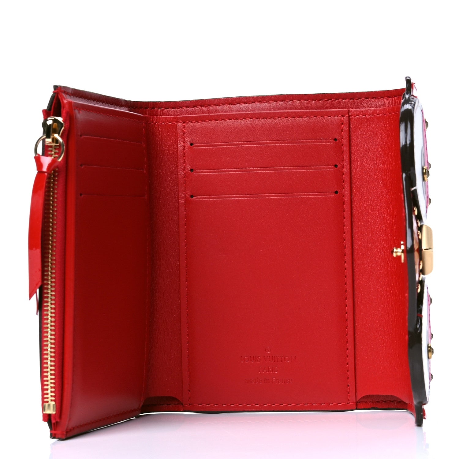 Louis Vuitton Vernis Valentines Bird Victorine Wallet Pomme D'Amour 4 of 4