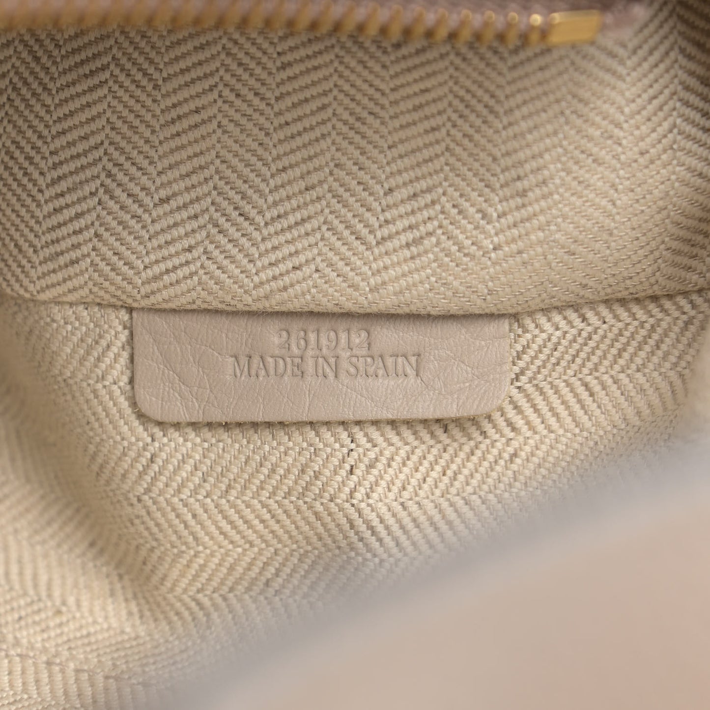Grained Calfskin Small Puzzle Bag Sand Mink