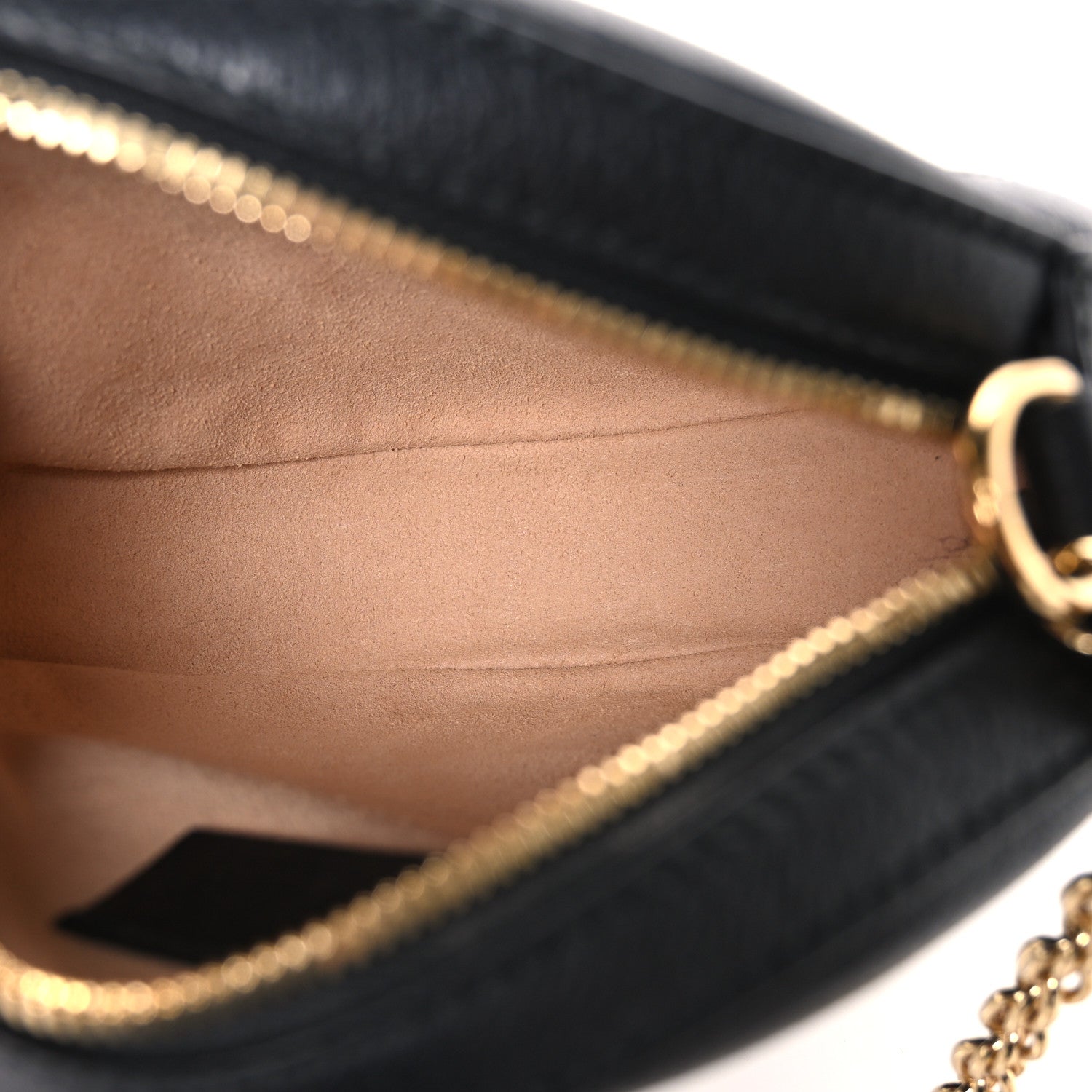 Gucci Grained Calfskin Web Mini Ophidia Round Shoulder Bag Black 5 of 10