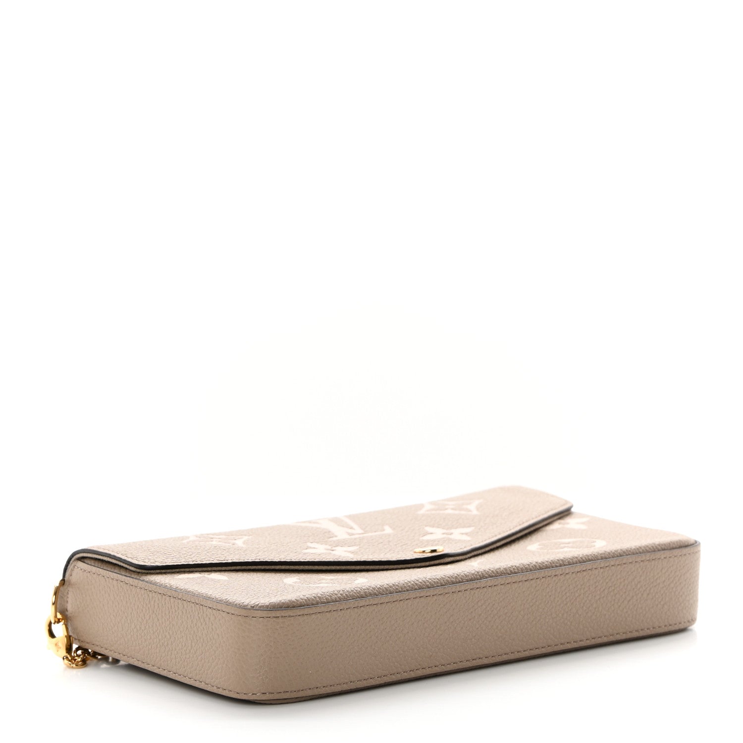Louis Vuitton Empreinte Monogram Giant Felicie Pochette Tourterelle Creme 5 of 14